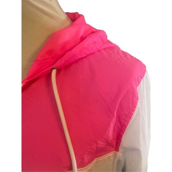 No Boundaries Full Zip Long Sleeve Colorblock Hooded Windbreaker Size XL (15-17) - Picture 8 of 9